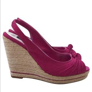 WHBM Fushia Sandals